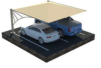 Pyramid parking shades UAE